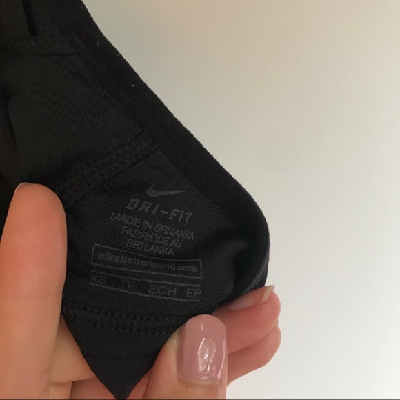 Nike Black Padded Sports Bra - Picture 6 of 6